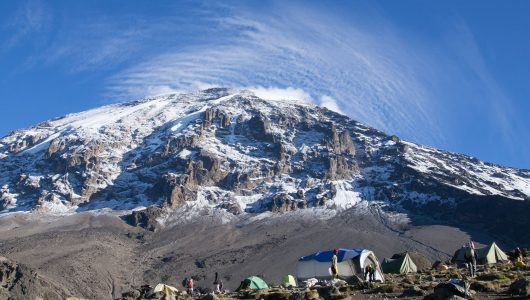 Mt. Kilimanjaro Summit from Karanga Camp